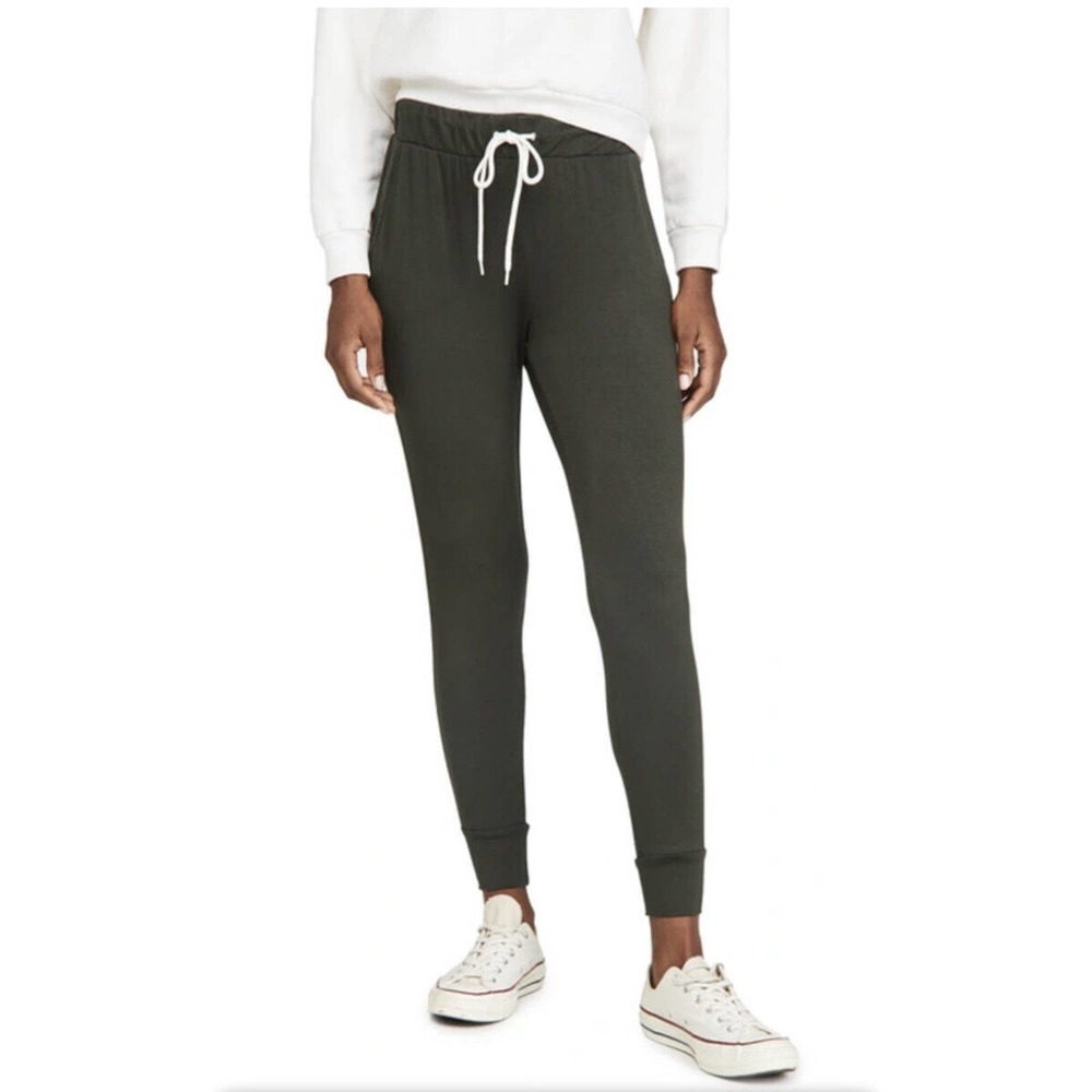 Z supply jogger sweatpants cuffed forest green SO SOFT & Comfy cozy small Lounge